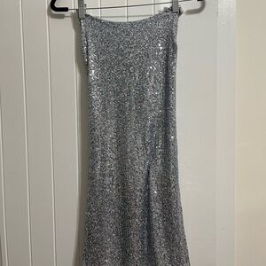 Windsor Silver Sequin Dress